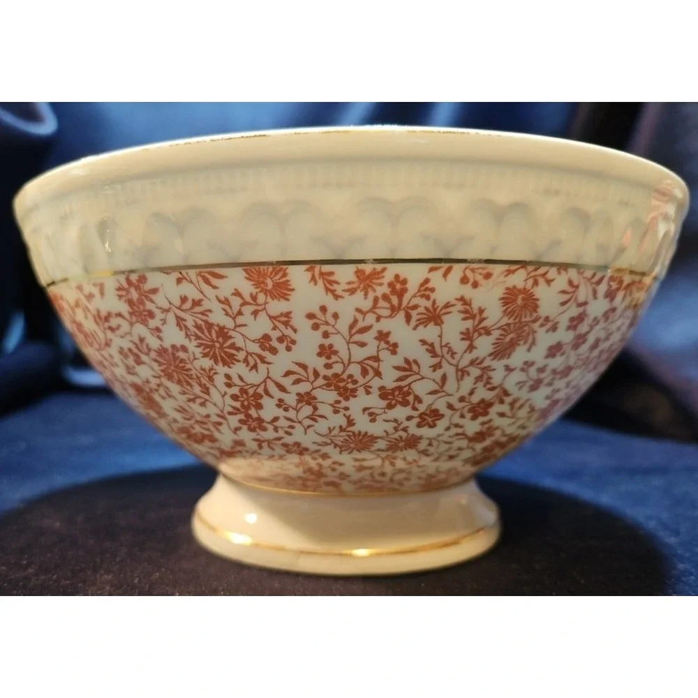 Royal Stafford Antique Limoge Bowl with the mark as Flambeau.